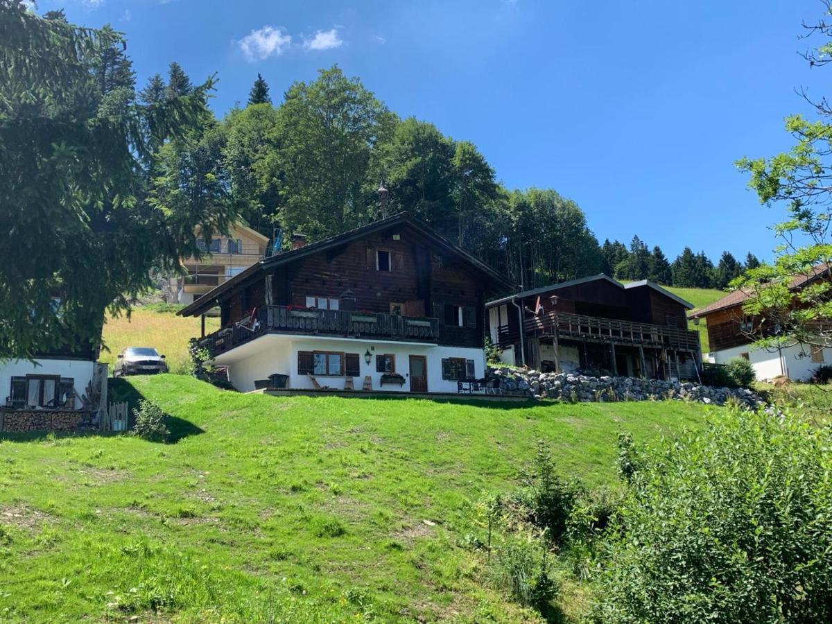 Ferienwohnungen Im Blockhaus Metzler Schwarzenberg im Bregenzerwald Kültér fotó