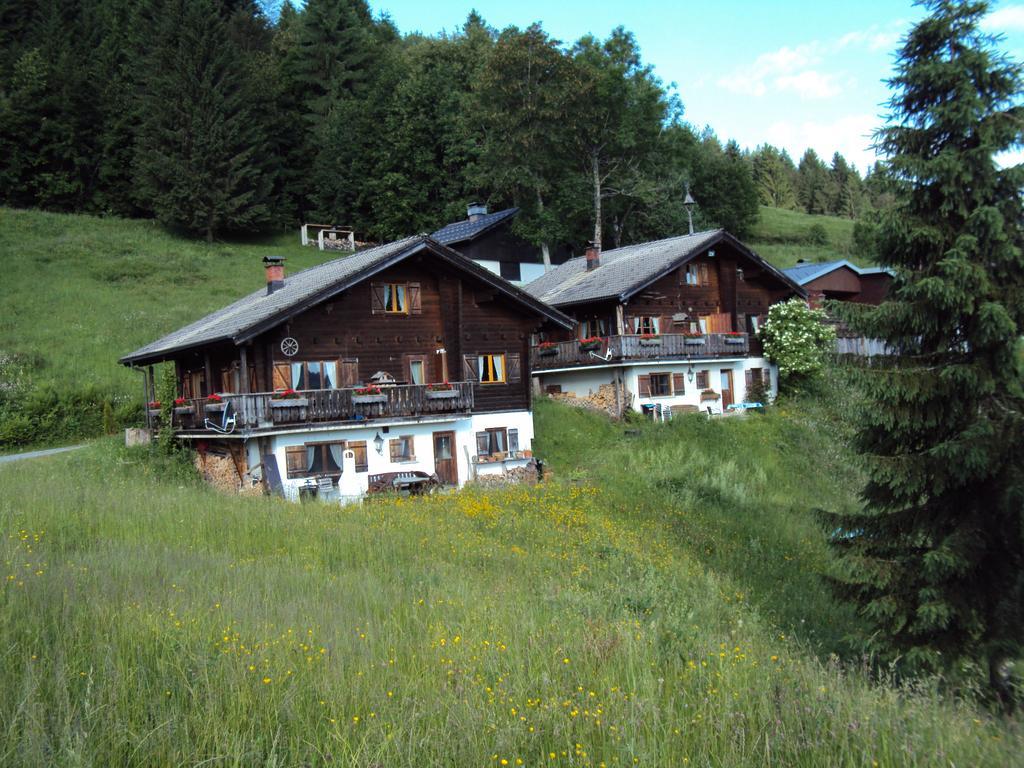 Ferienwohnungen Im Blockhaus Metzler Schwarzenberg im Bregenzerwald Kültér fotó