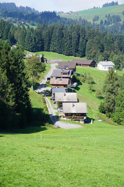 Ferienwohnungen Im Blockhaus Metzler Schwarzenberg im Bregenzerwald Kültér fotó