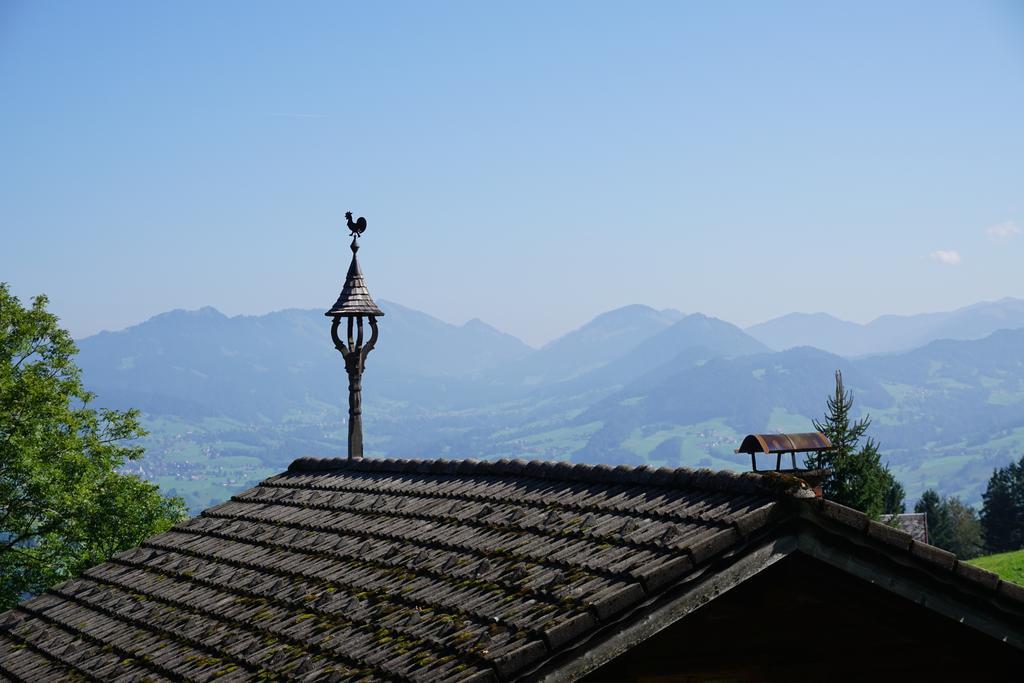 Ferienwohnungen Im Blockhaus Metzler Schwarzenberg im Bregenzerwald Kültér fotó