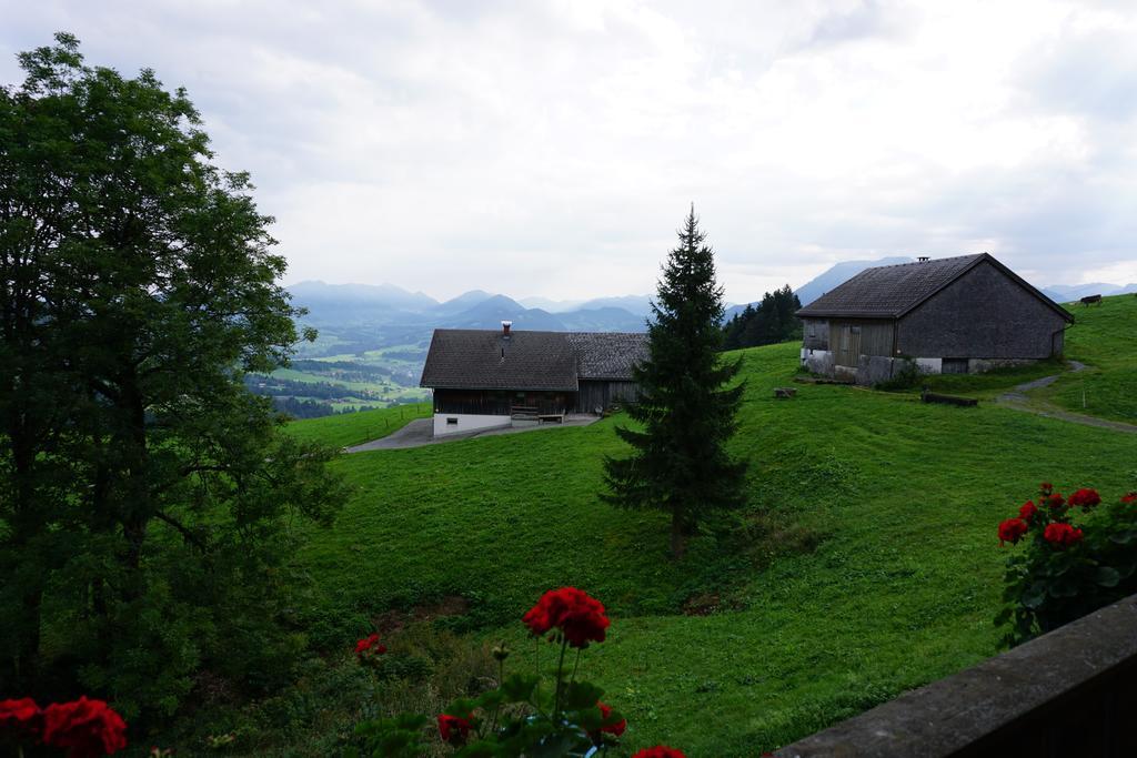 Ferienwohnungen Im Blockhaus Metzler Schwarzenberg im Bregenzerwald Kültér fotó