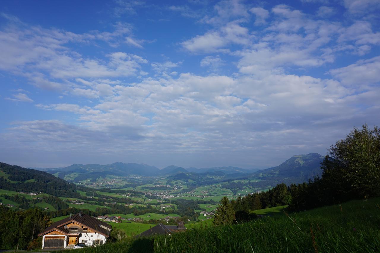 Ferienwohnungen Im Blockhaus Metzler Schwarzenberg im Bregenzerwald Kültér fotó